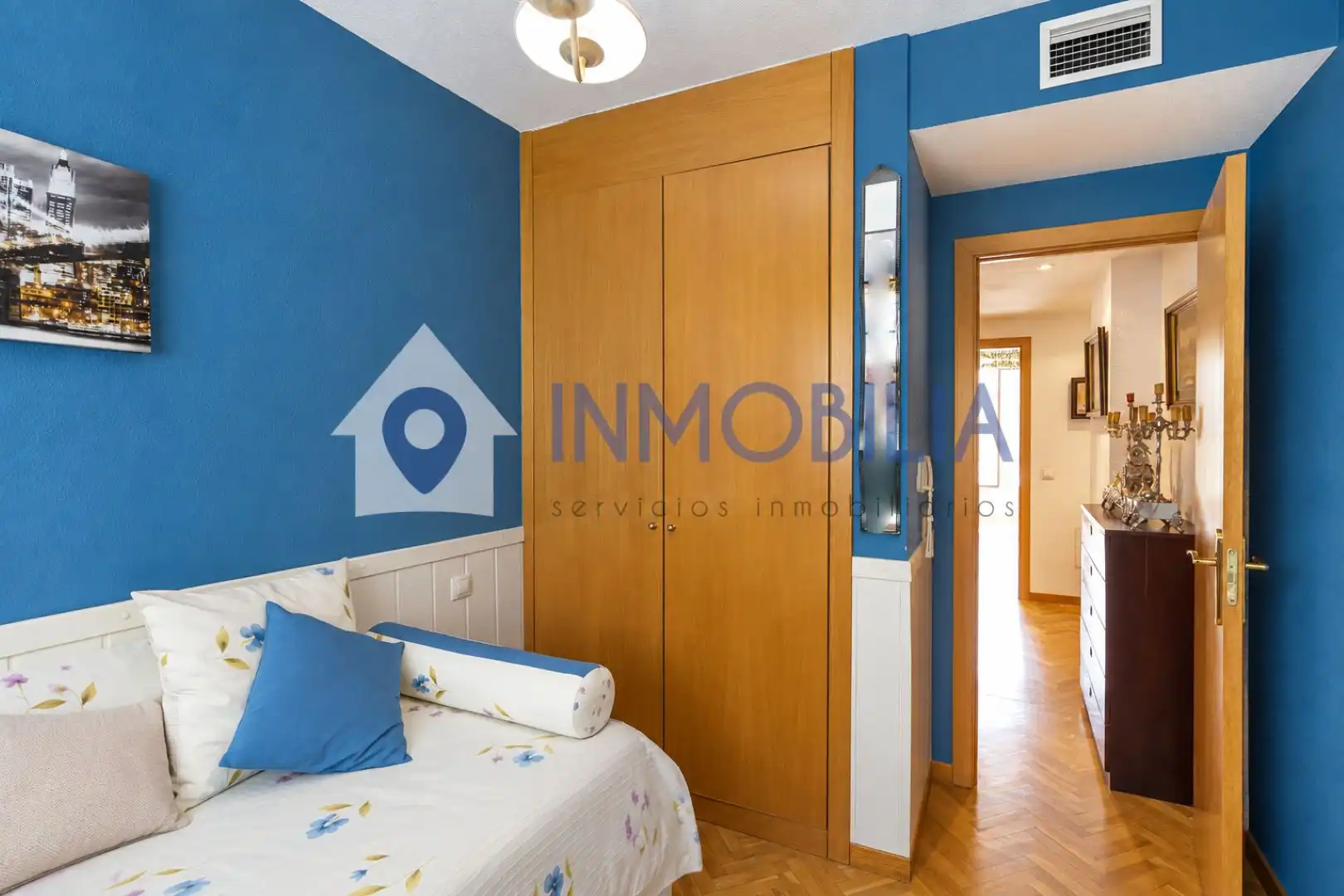Bedroom of Flat for sale in Madrid  with Air Conditioner, Heating and Storage room