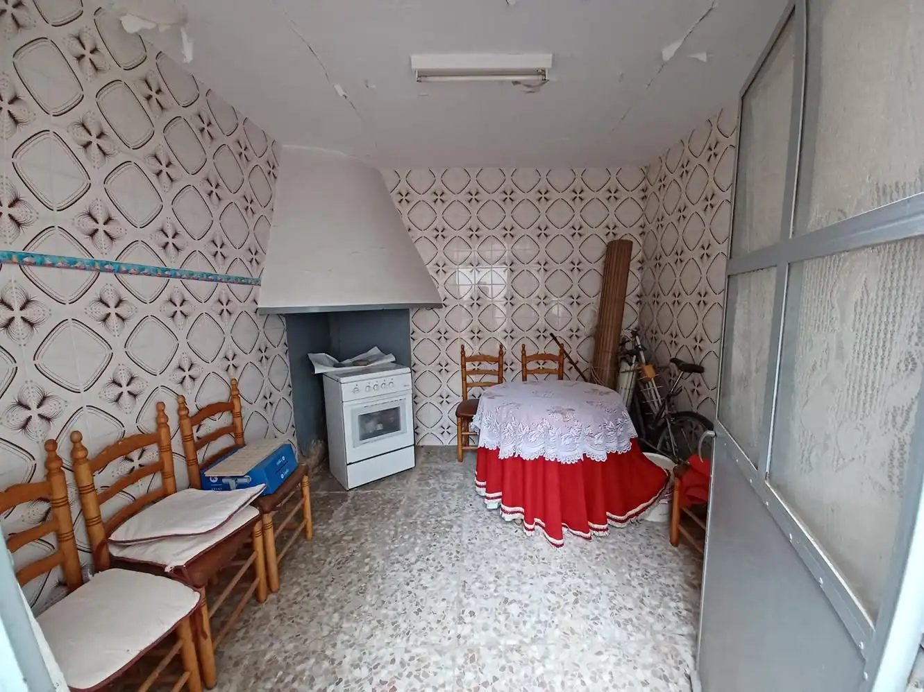 Kitchen of Detached homes for sale in Quintanar del Rey  with Air Conditioner, Terrace and Storage room