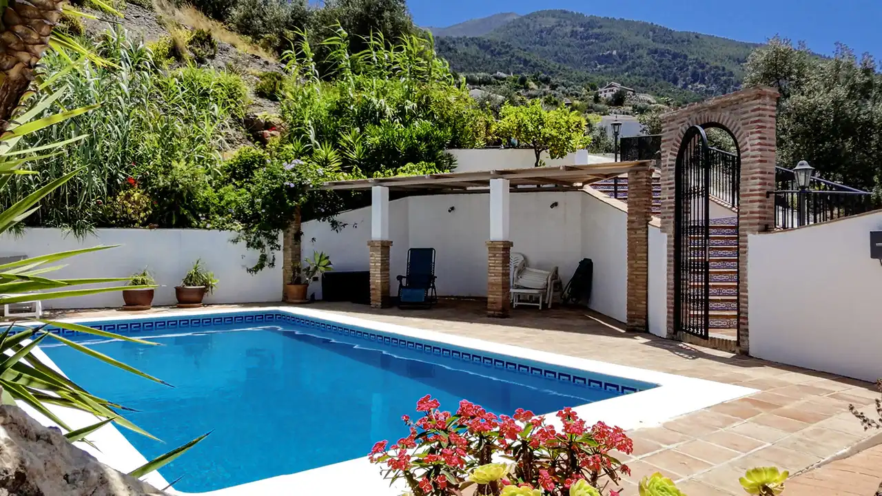 Jardín de Casa o chalet en venta en Alcaucín con Aire acondicionado, Terraza y Piscina