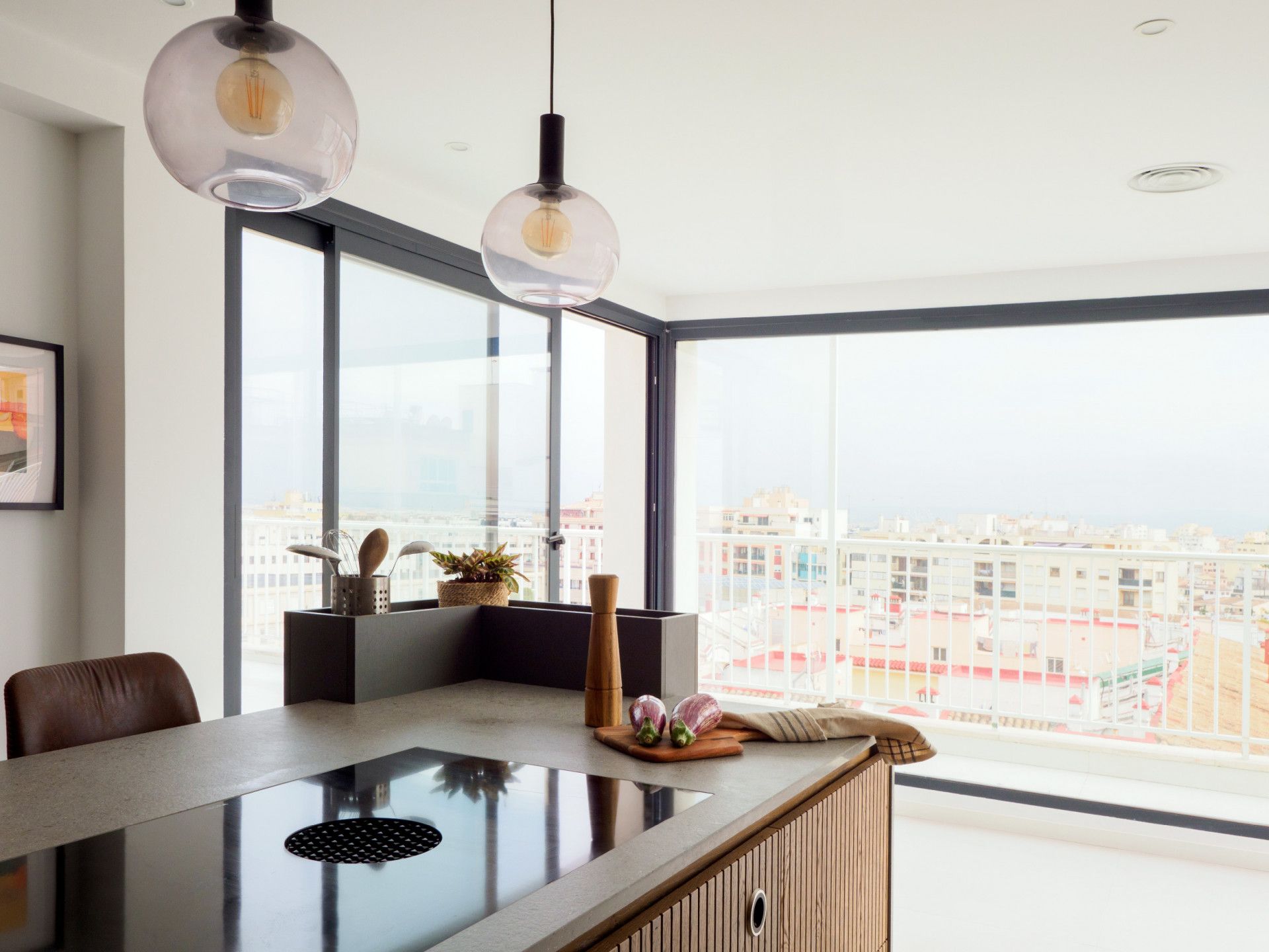 Kitchen of Attic for sale in  Palma de Mallorca  with Air Conditioner and Terrace
