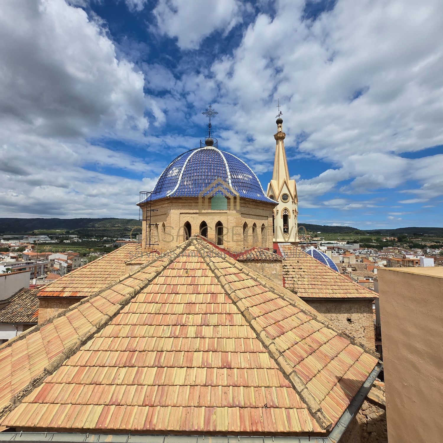 Exterior view of House or chalet for sale in Mogente / Moixent  with Air Conditioner, Terrace and Storage room