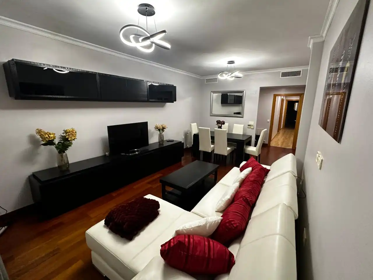 Sala de estar de Ático de alquiler en Don Benito con Aire acondicionado, Calefacción y Parquet