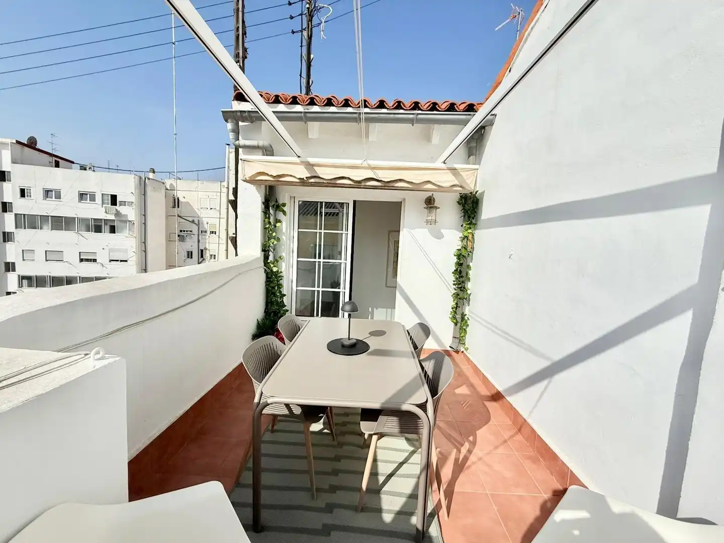 Terrace of Flat for rent in Valencia  with Air Conditioner, Parquet flooring and Terrace