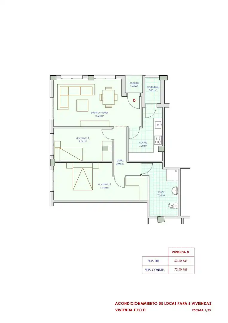 Piso en venta en Los Corrales de Buelna  con Calefacción y Parquet