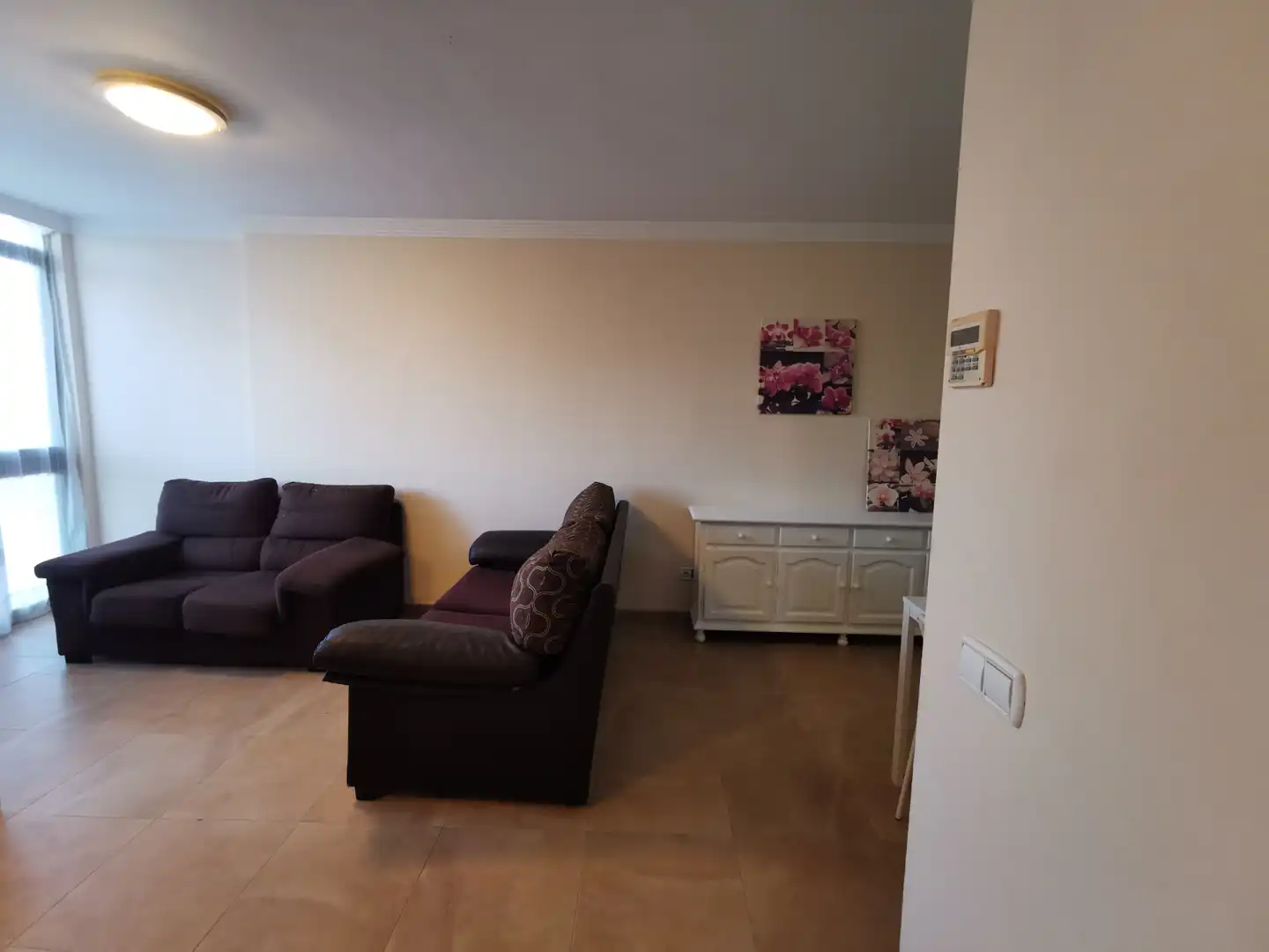 Wohnzimmer von Wohnung zur Miete in Málaga mit Klimaanlage, Heizung und Möbliert