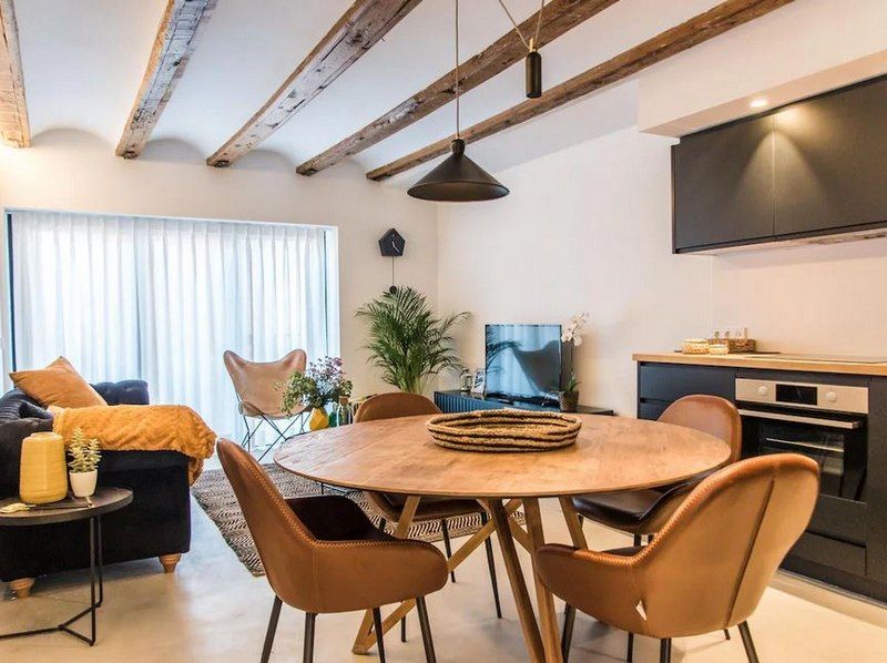 Sala de estar de Piso de alquiler en Santiago de Compostela  con Amueblado y Se aceptan mascotas