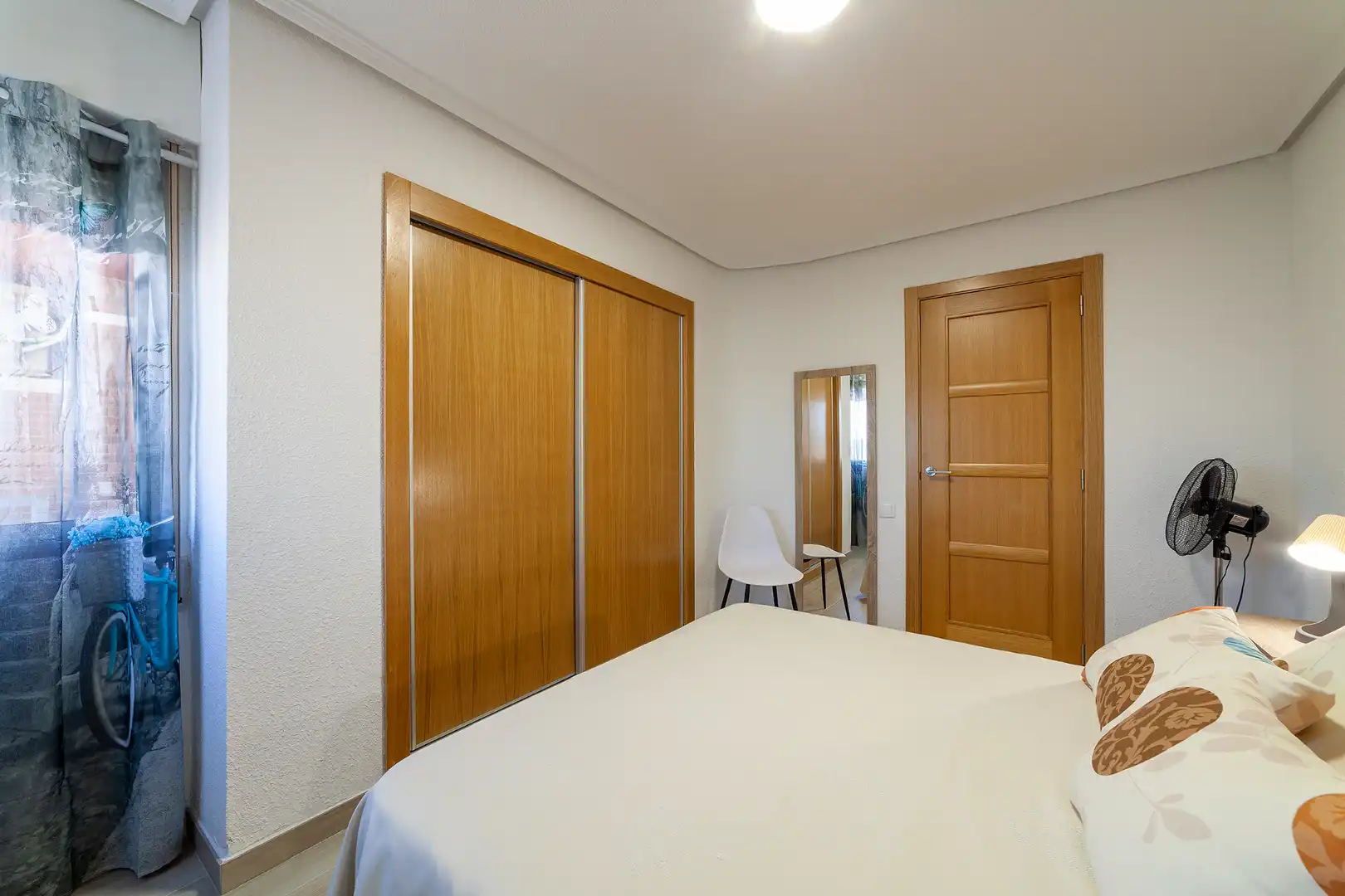 Schlafzimmer von Wohnungen zur Miete in Cullera mit Klimaanlage, Heizung und Terrasse