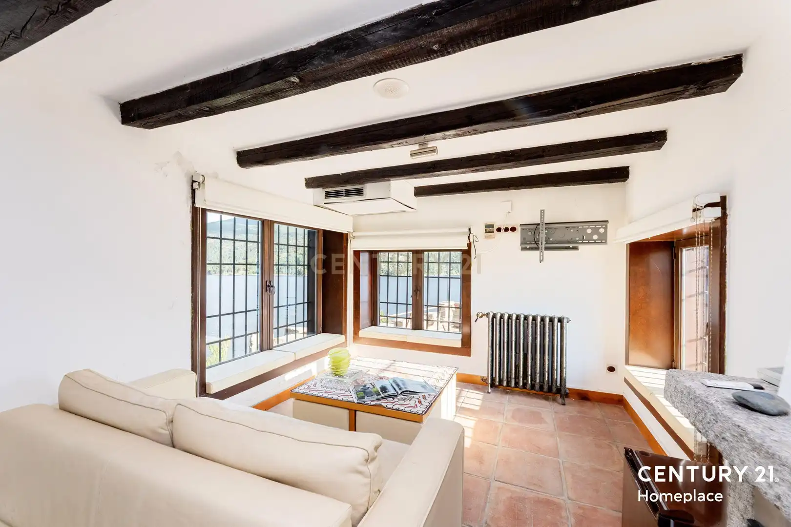 Sala de estar de Casa o chalet en venta en El Barraco  con Aire acondicionado, Jardín privado y Trastero