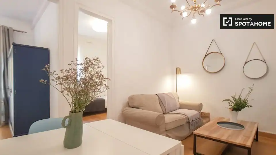 Sala de estar de Piso de alquiler en Eixample