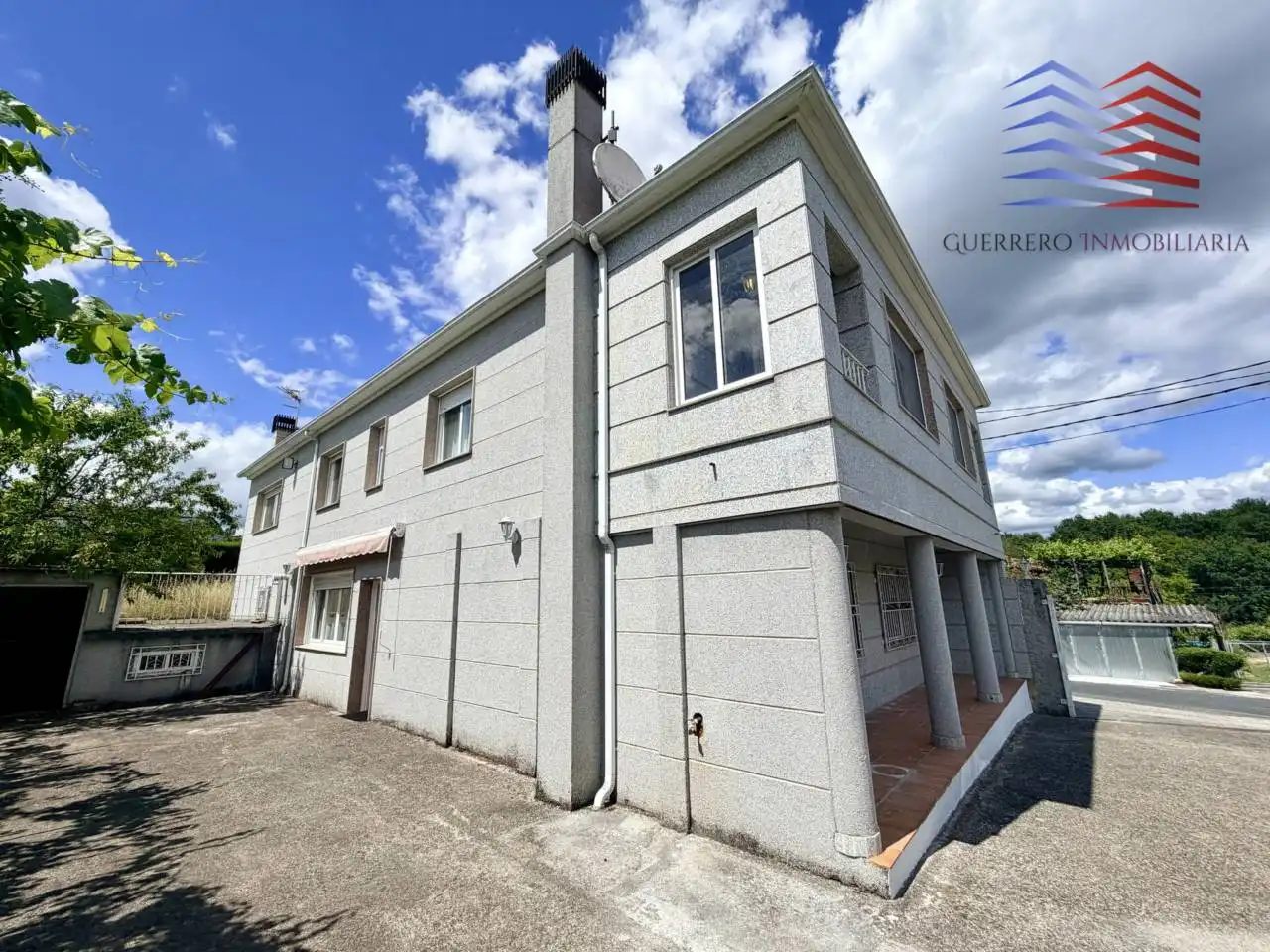 Vista exterior de Casa o chalet en venta en Coles con Calefacción, Jardín privado y Terraza