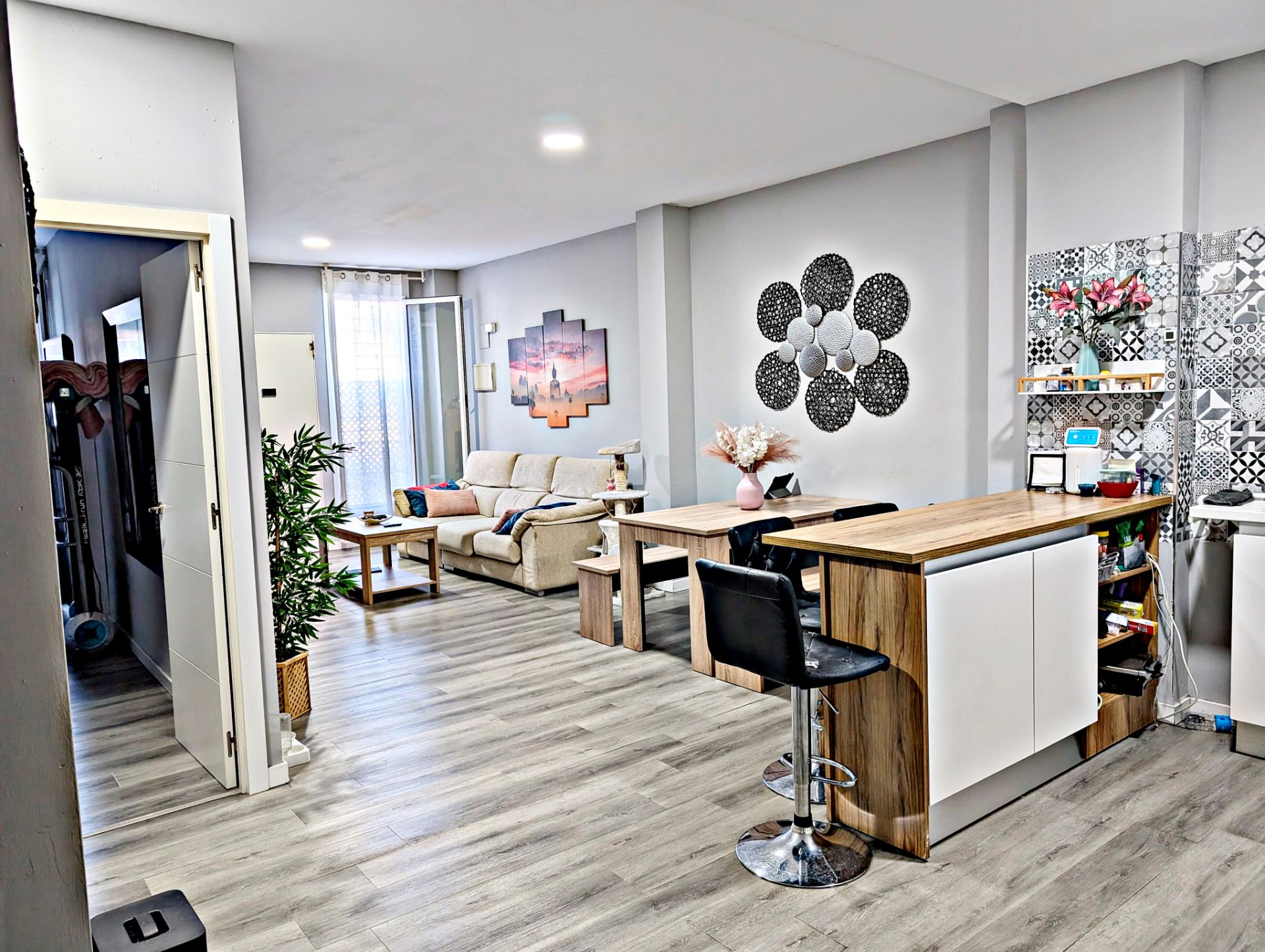 Sala de estar de Dúplex en venta en Málaga Capital con Trastero, Amueblado y Internet