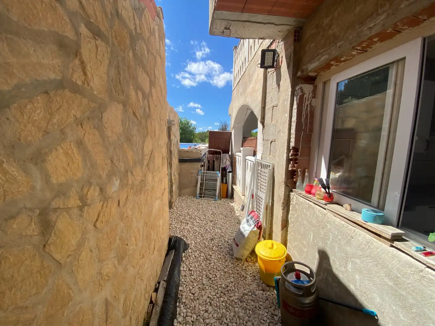 Vista exterior de Finca rústica en venta en Sax con Aire acondicionado, Calefacción y Jardín privado