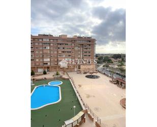 Exterior view of Flat for sale in San Vicente del Raspeig / Sant Vicent del Raspeig  with Air Conditioner, Swimming Pool and Balcony