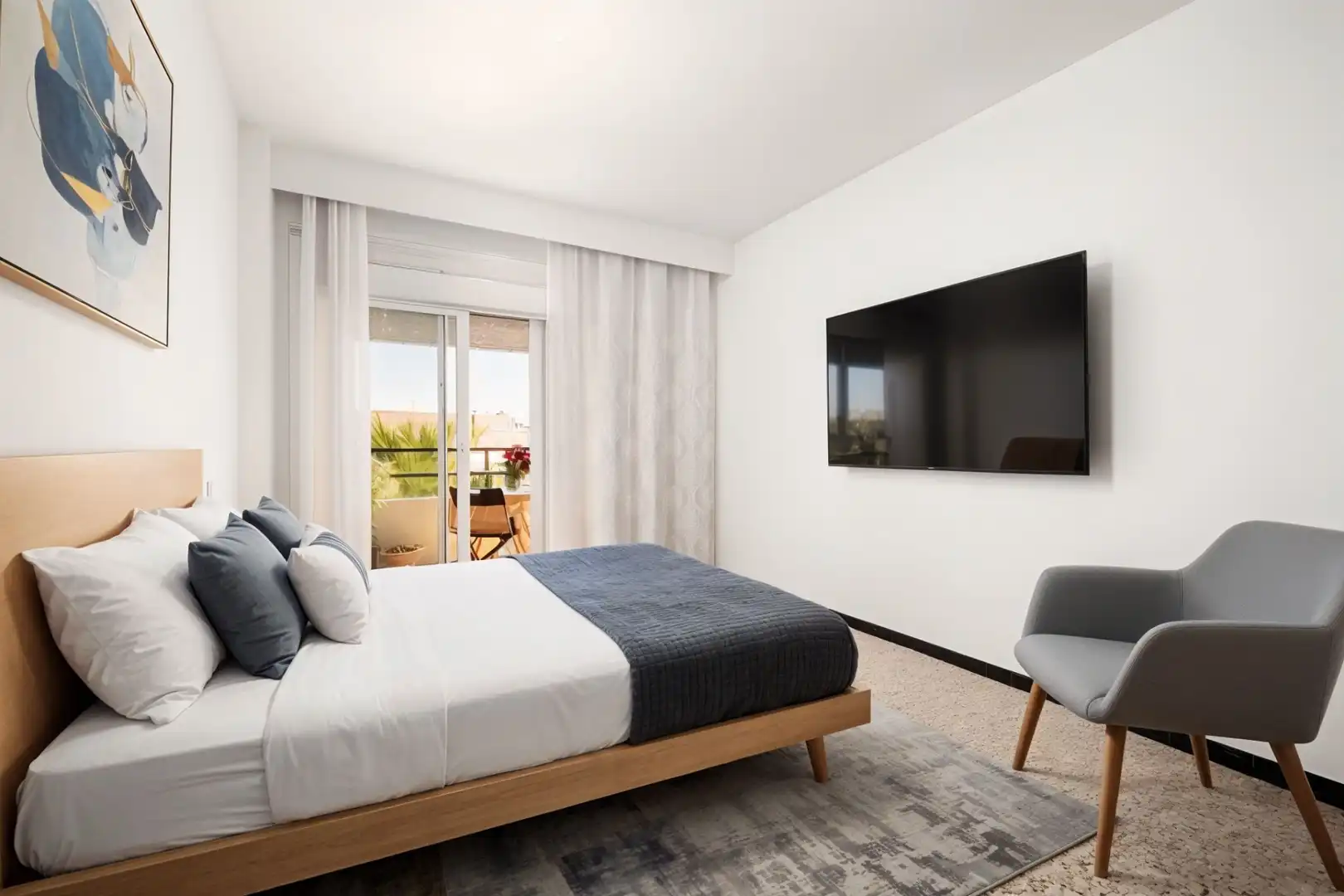 Bedroom of Flat for sale in  Palma de Mallorca  with Furnished