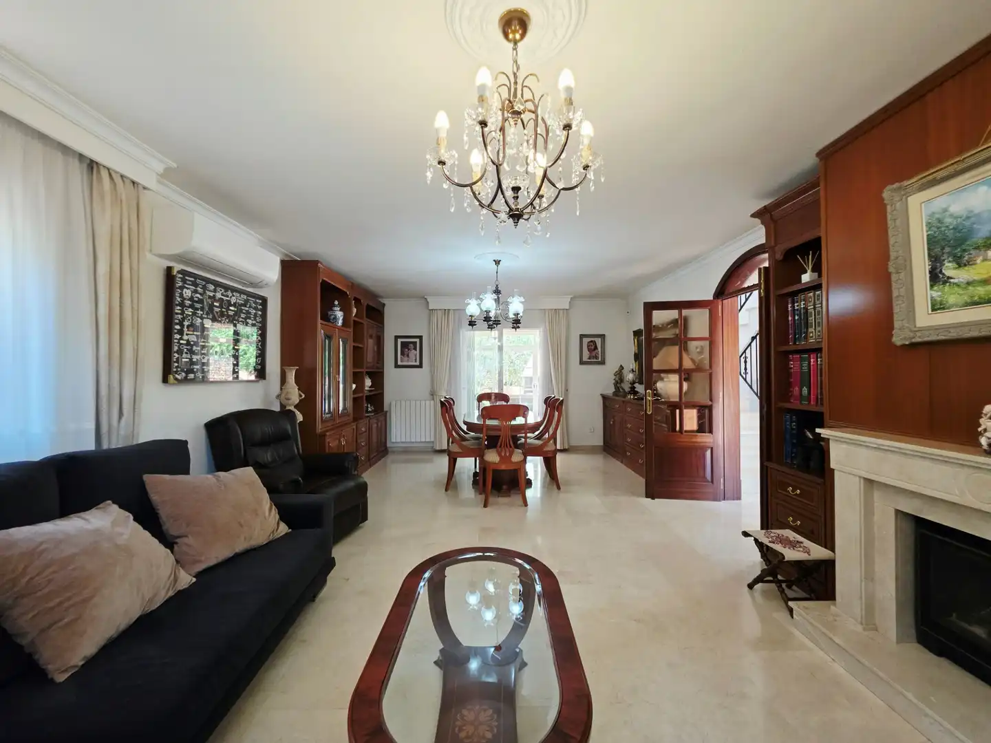 Sala de estar de Casa o chalet en venta en  Palma de Mallorca con Aire acondicionado, Calefacción y Jardín privado