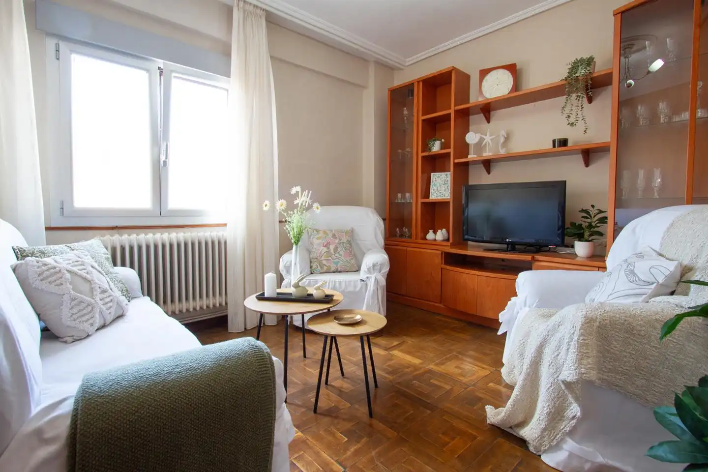 Sala de estar de Ático en venta en Ansoáin / Antsoain con Calefacción, Terraza y Amueblado