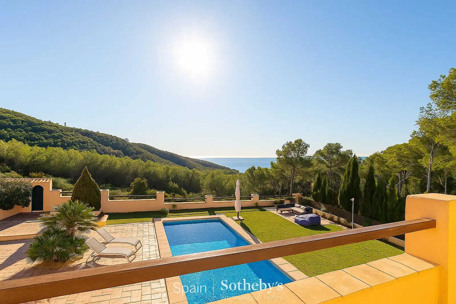 Jardín de Casa o chalet en venta en Olivella con Aire acondicionado, Calefacción y Jardín privado