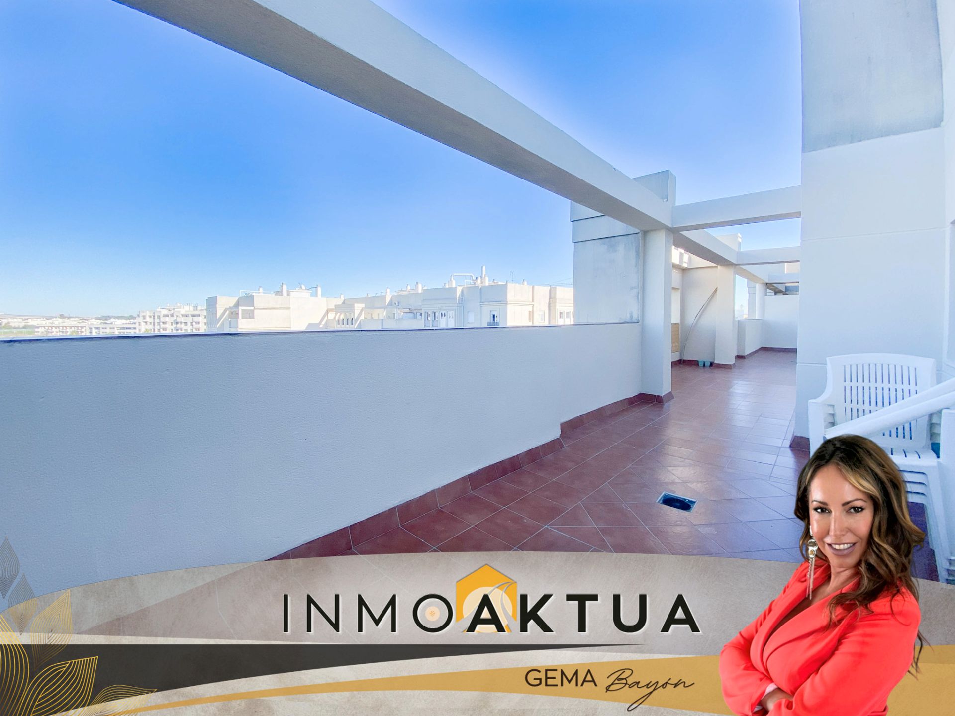 Vista exterior de Pis de lloguer en Jerez de la Frontera amb Aire condicionat, Terrassa i Piscina comunitària