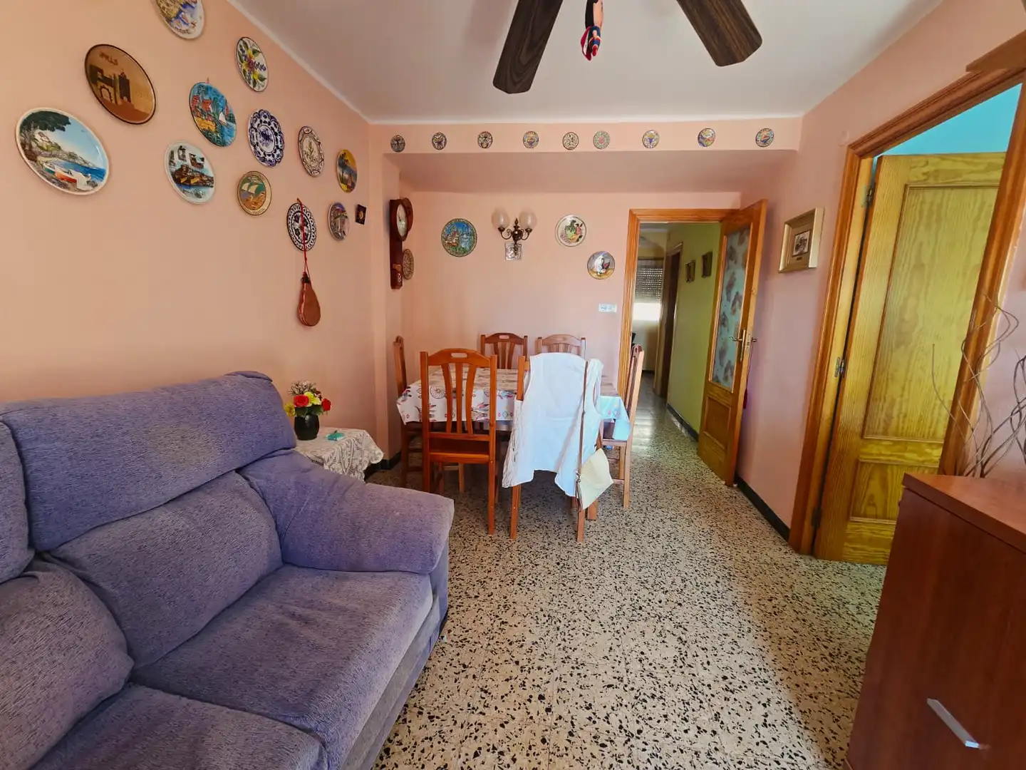Living room of Flat for sale in Cambrils  with Air Conditioner, Furnished and Oven