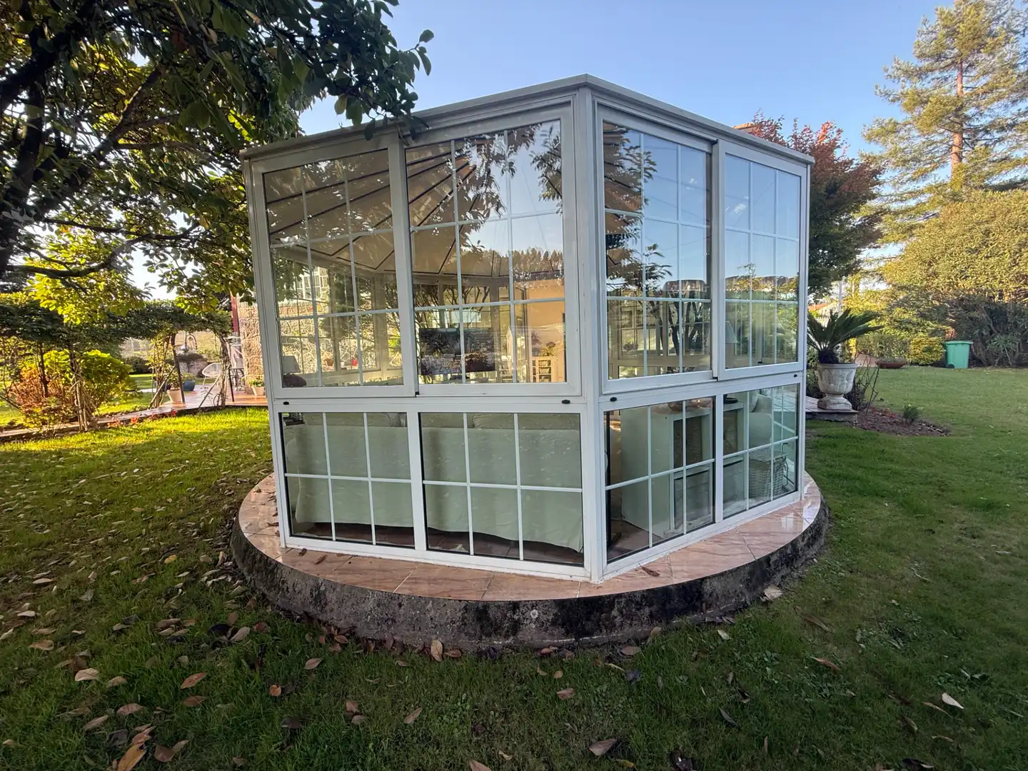 Vista exterior de Casa o chalet en venta en Castrillón con Calefacción, Jardín privado y Piscina