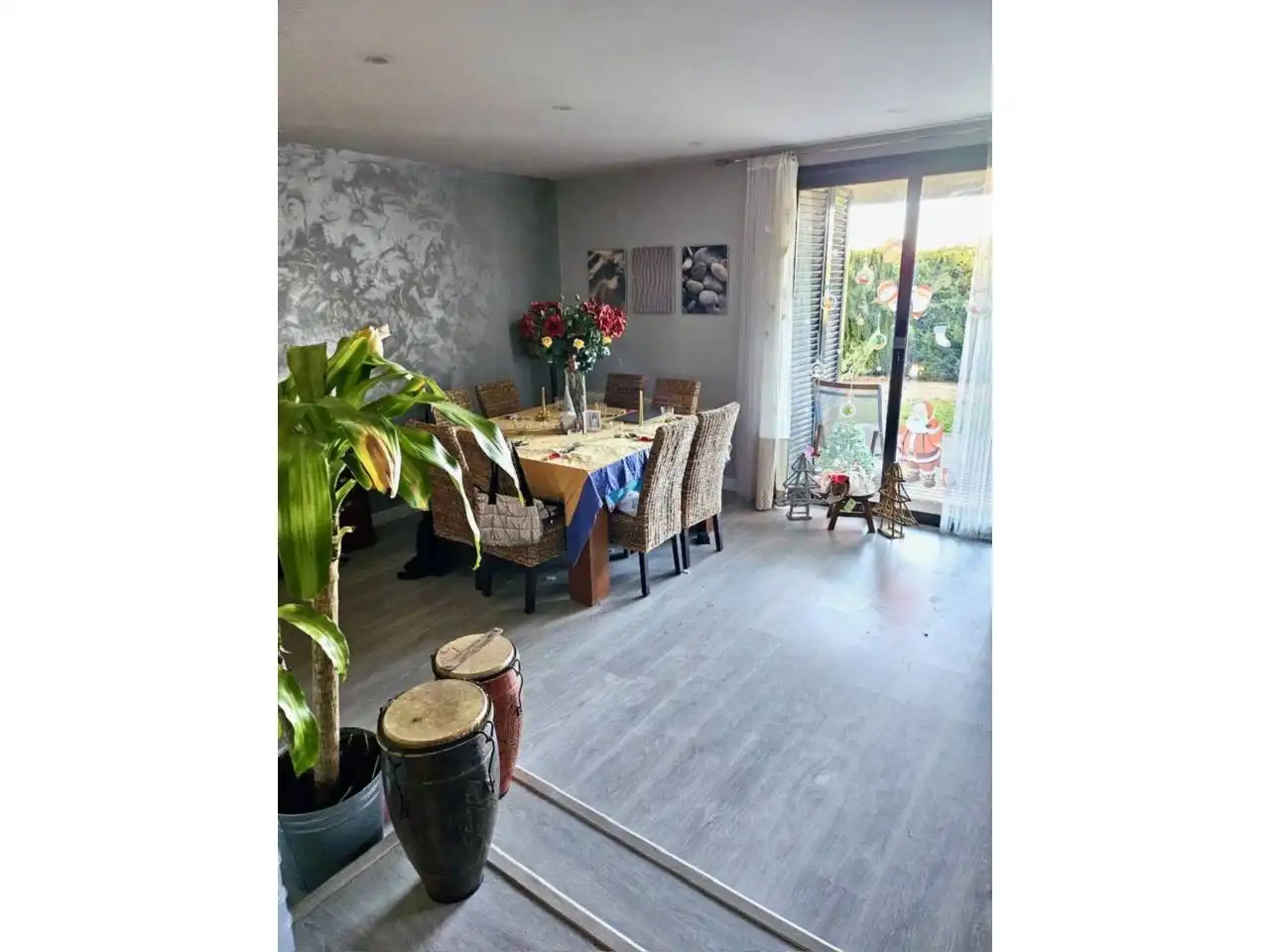Comedor de Casa o chalet en venta en Vallromanes con Jardín privado, Parquet y Piscina comunitaria