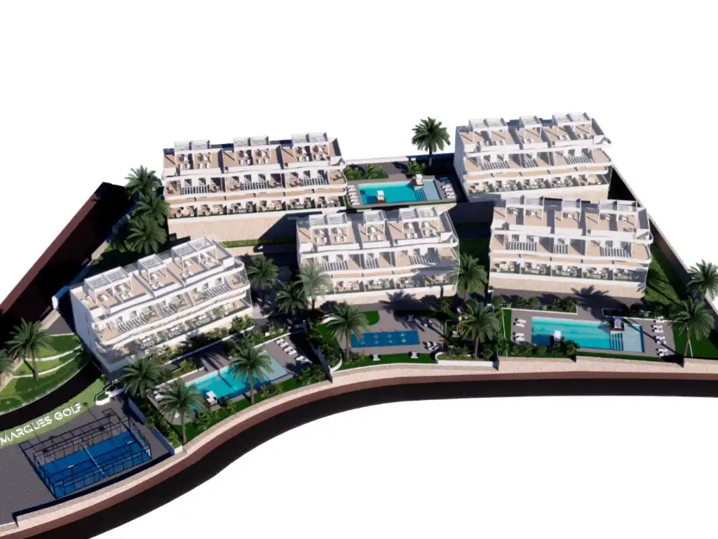 Vista exterior de Apartament en venda en Finestrat amb Piscina