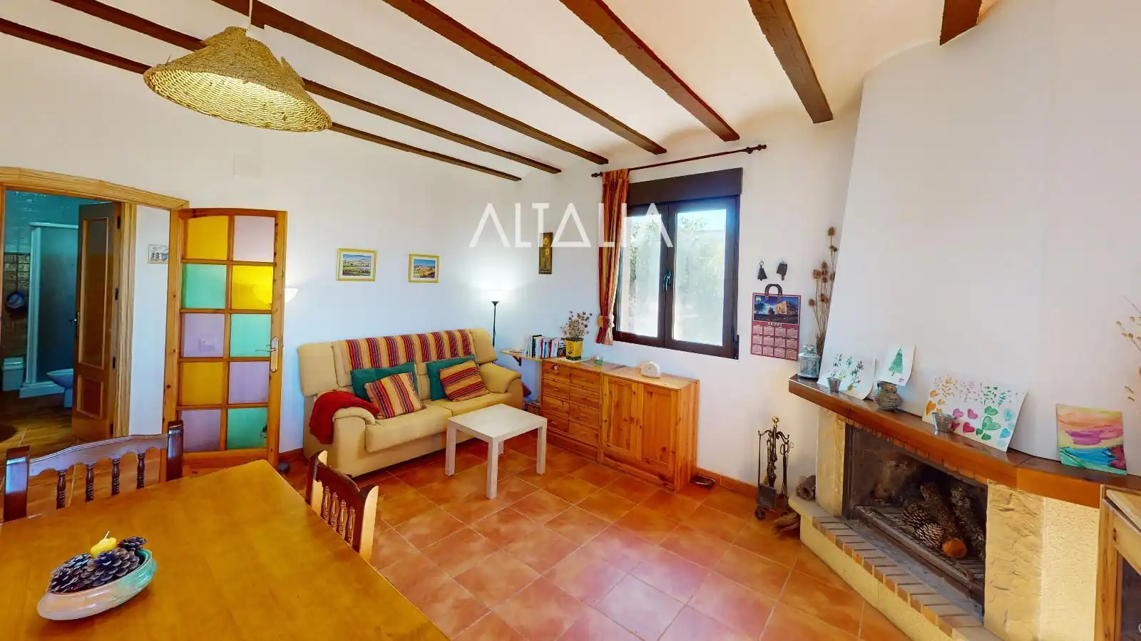 Sala d'estar de Casa o xalet en venda en Chumillas amb Calefacció i Jardí privat