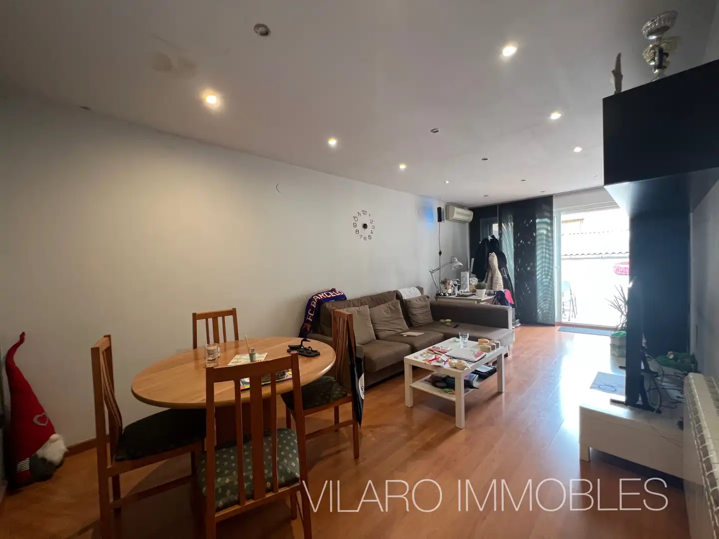 Sala de estar de Piso en venta en Sant Vicenç de Castellet con Aire acondicionado, Calefacción y Parquet