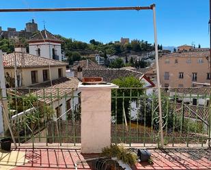 Exterior view of House or chalet for sale in  Granada Capital  with Terrace and Balcony