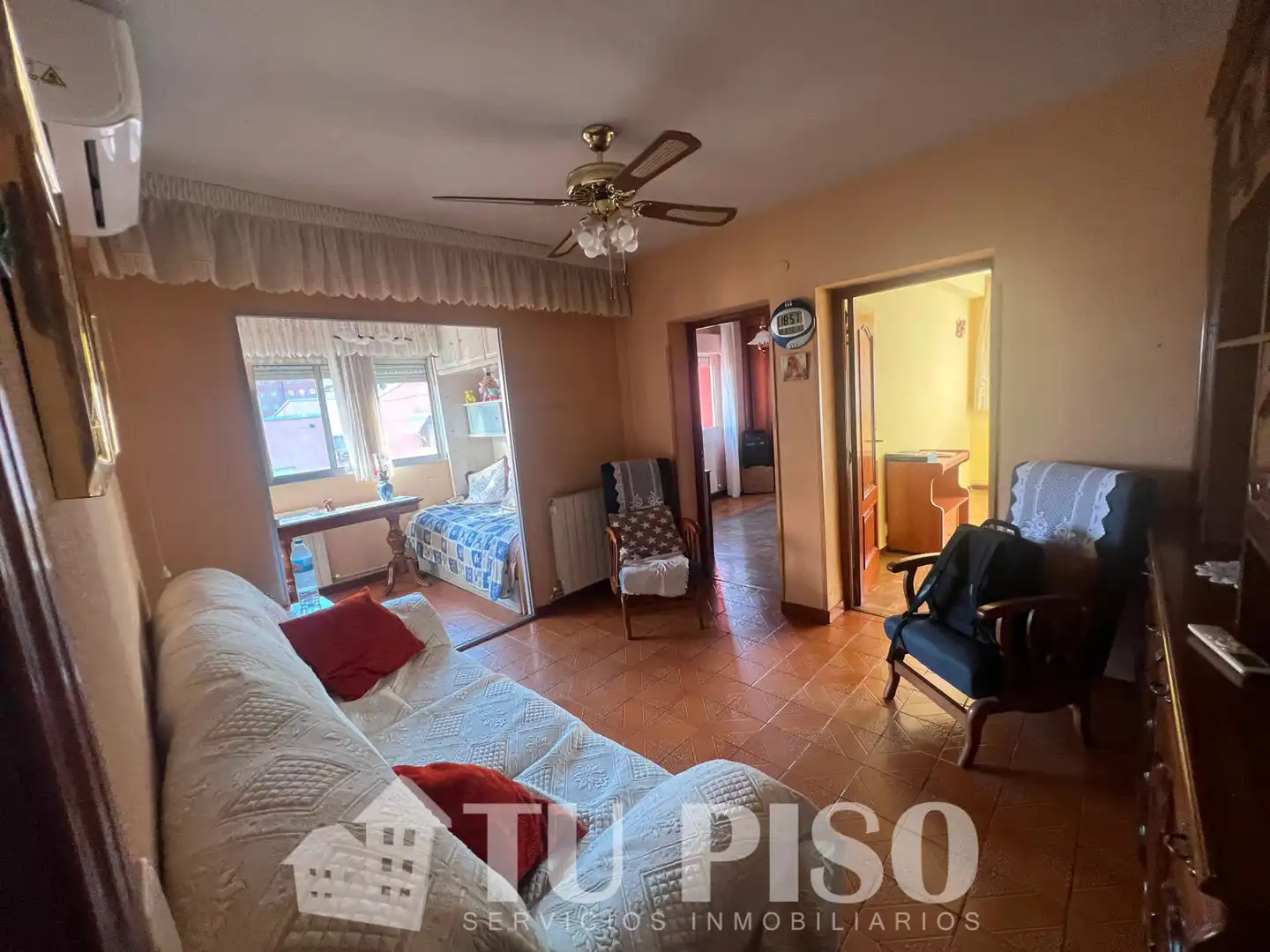 Sala d'estar de Pis en venda en Madrid amb Aire condicionat, Calefacció i Terrassa