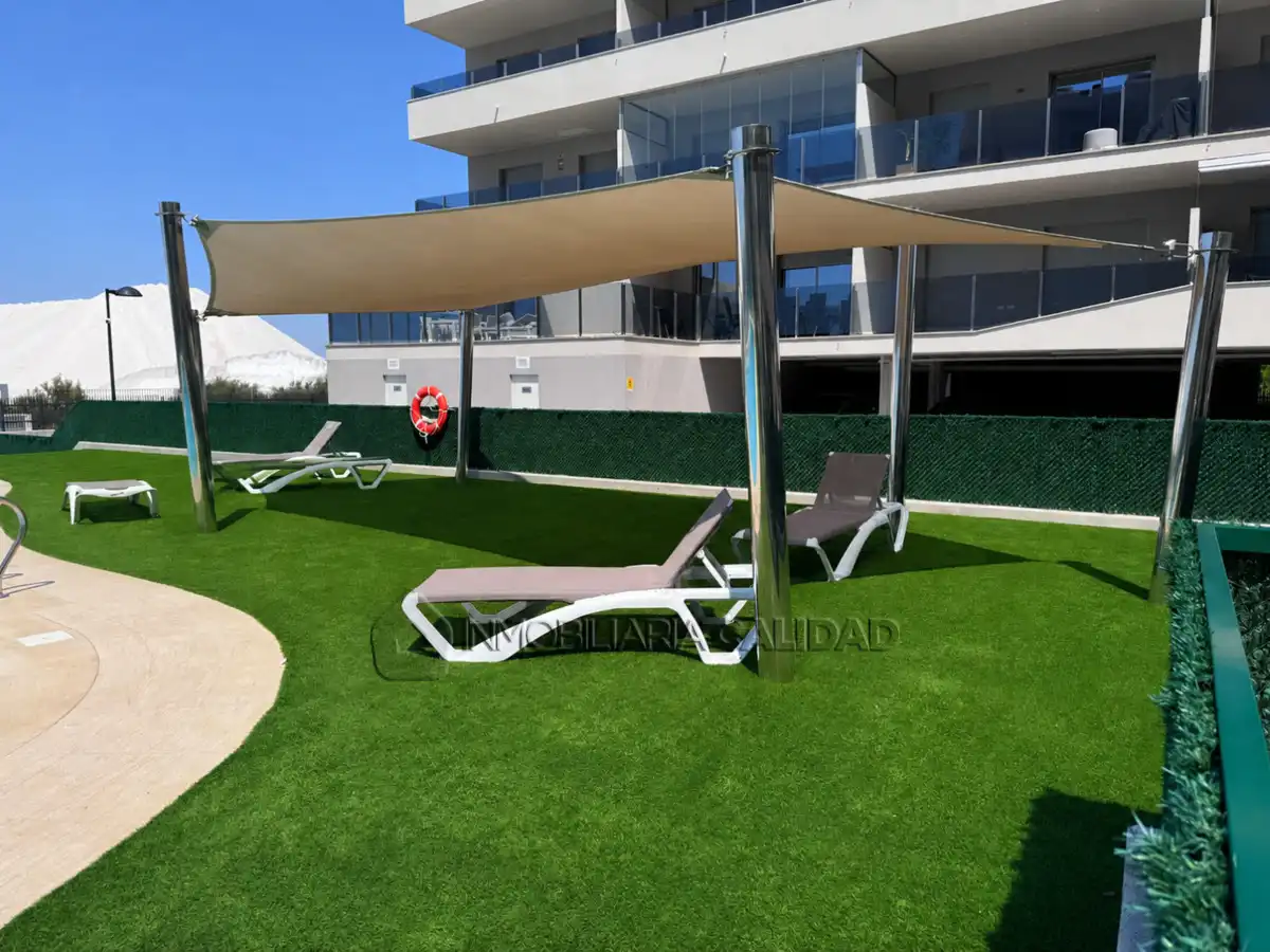 Terrasse von Wohnung zum Verkauf in Santa Pola mit Heizung