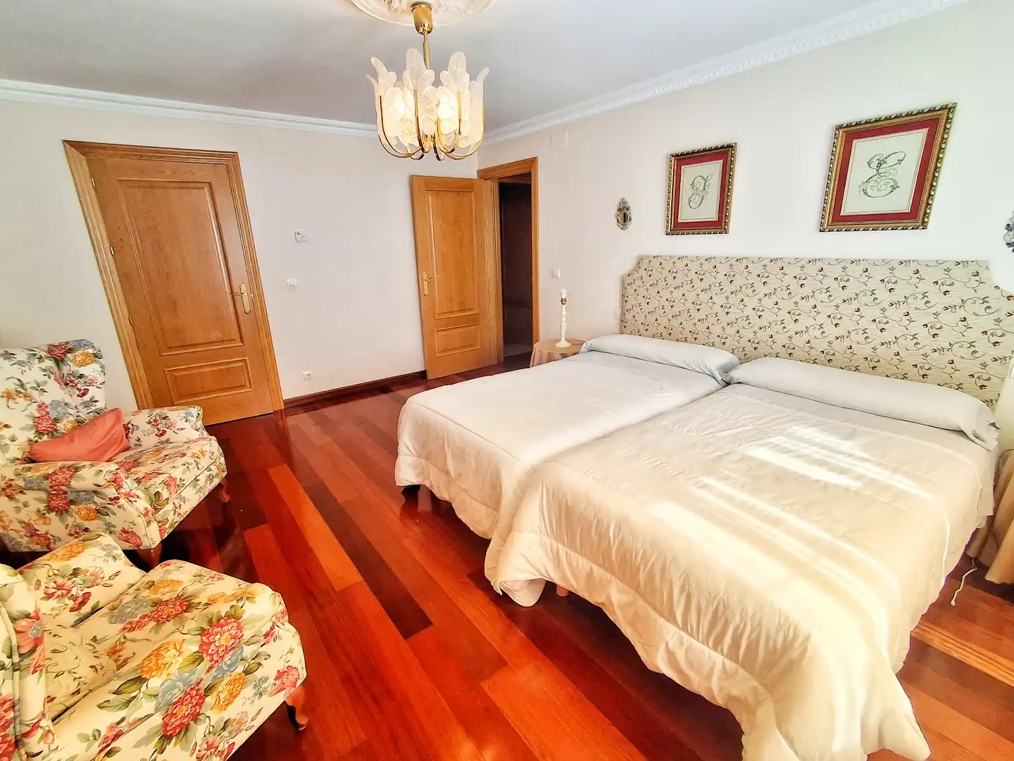 Bedroom of Houses for sale in Vadocondes  with Heating, Private garden and Parquet flooring