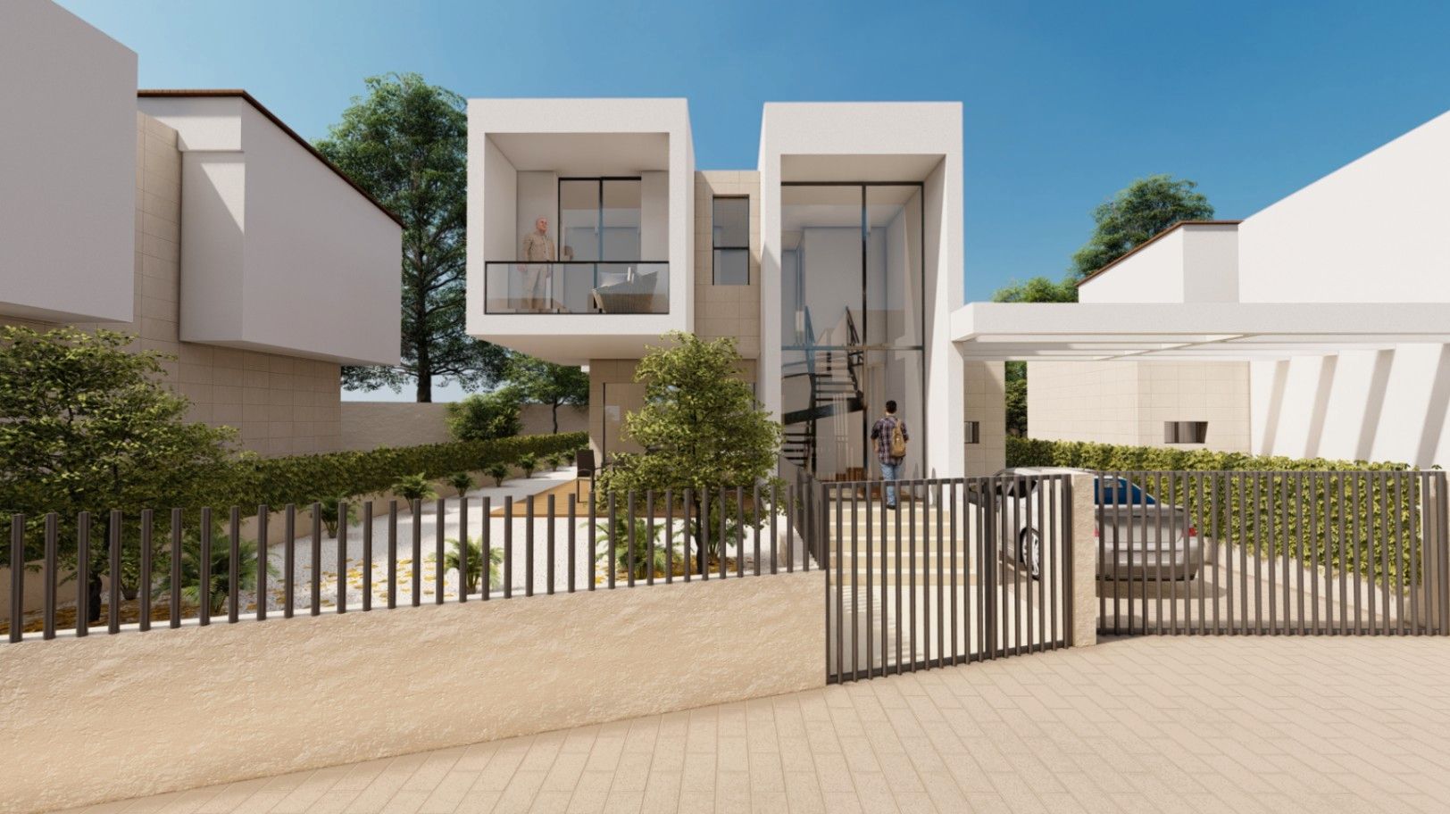 Vista exterior de Casa o xalet en venda en La Nucia amb Aire condicionat, Calefacció i Jardí privat
