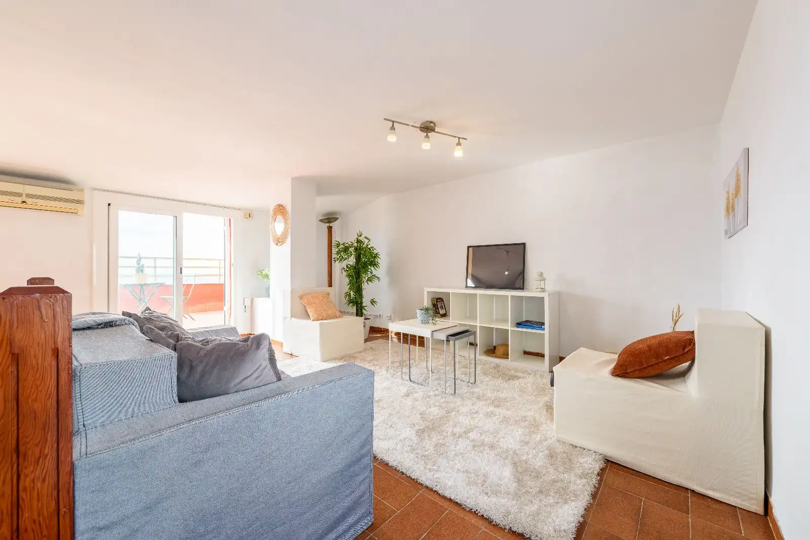 Living room of Duplexes for sale in Torredembarra  with Air Conditioner and Balcony