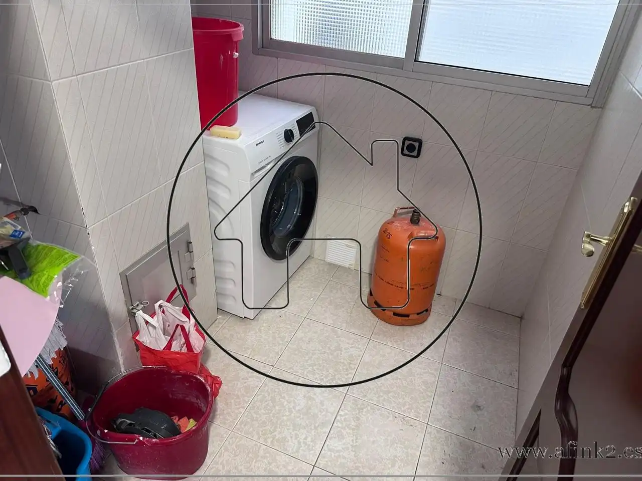 Parking of Flat for rent in Huelva  with Furnished
