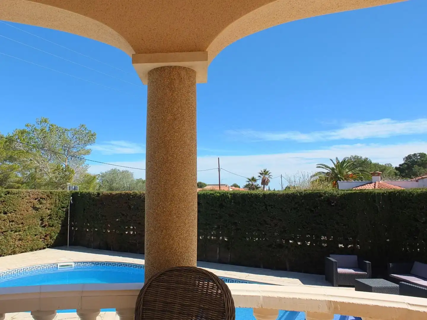 Terrassa de Casa o xalet en venda en L'Ametlla de Mar  amb Aire condicionat, Terrassa i Piscina
