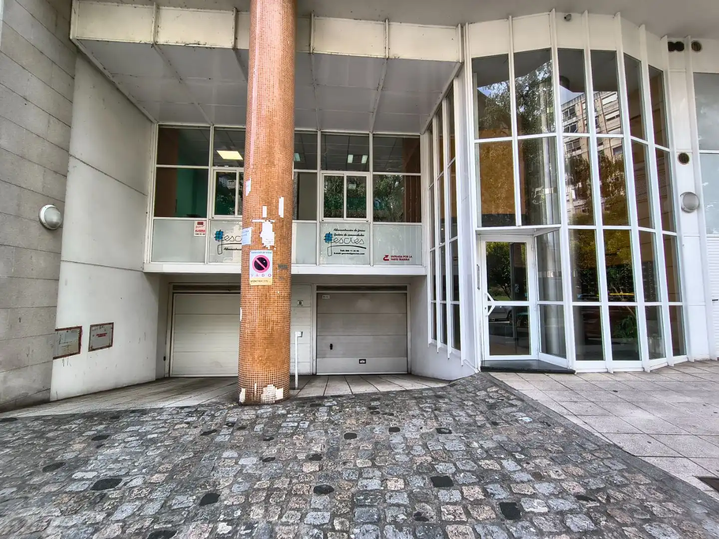 Vista exterior de Garatge en venda en Vigo 