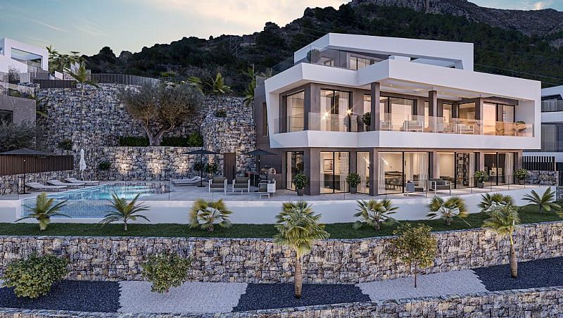 Exterior view of Country house for sale in Calpe / Calp  with Air Conditioner, Private garden and Terrace