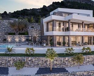 Vista exterior de Finca rústica en venda en Calpe / Calp amb Aire condicionat, Jardí privat i Terrassa