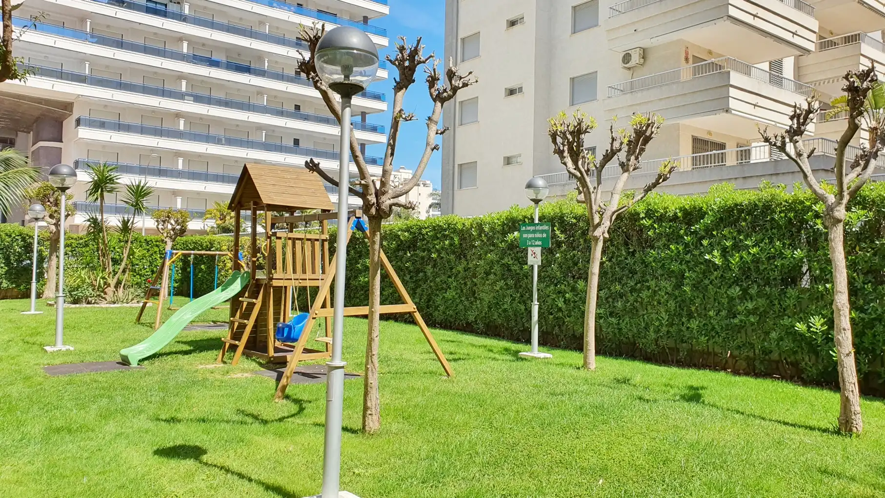 Jardí de Apartament de lloguer en Gandia amb Aire condicionat, Calefacció i Terrassa