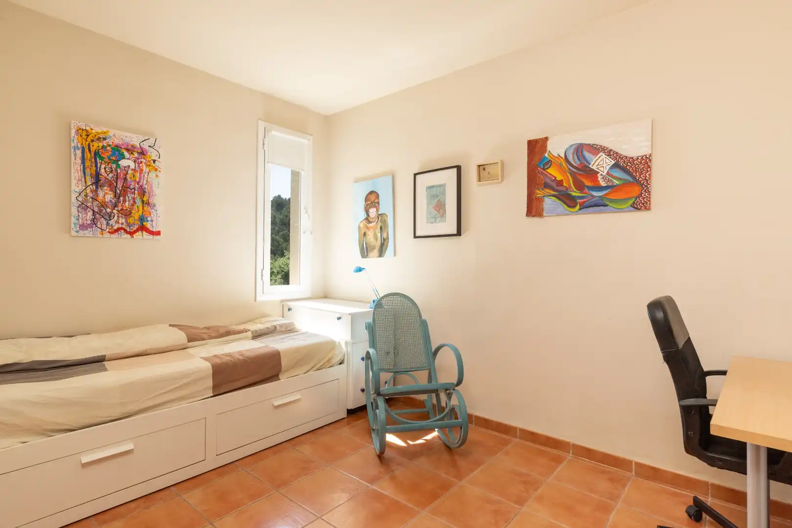 Dormitori de Casa o xalet en venda en Castellar del Vallès amb Aire condicionat, Calefacció i Jardí privat