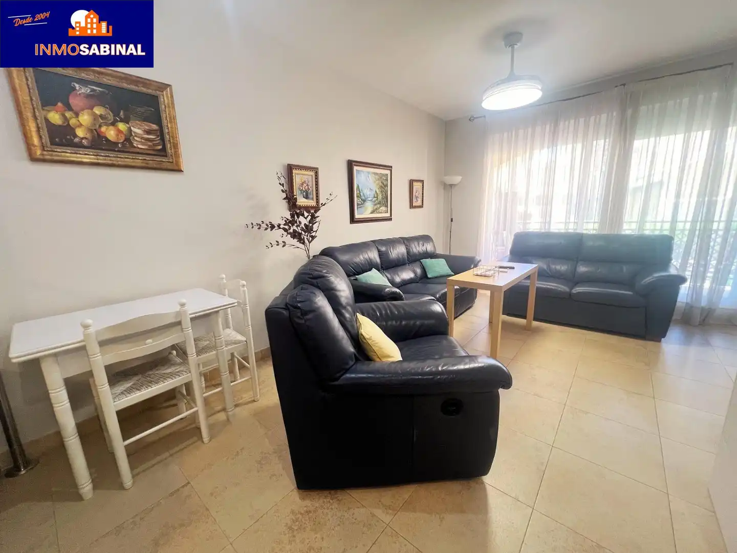 Sala de estar de Apartamento en venta en Vícar con Aire acondicionado, Calefacción y Jardín privado