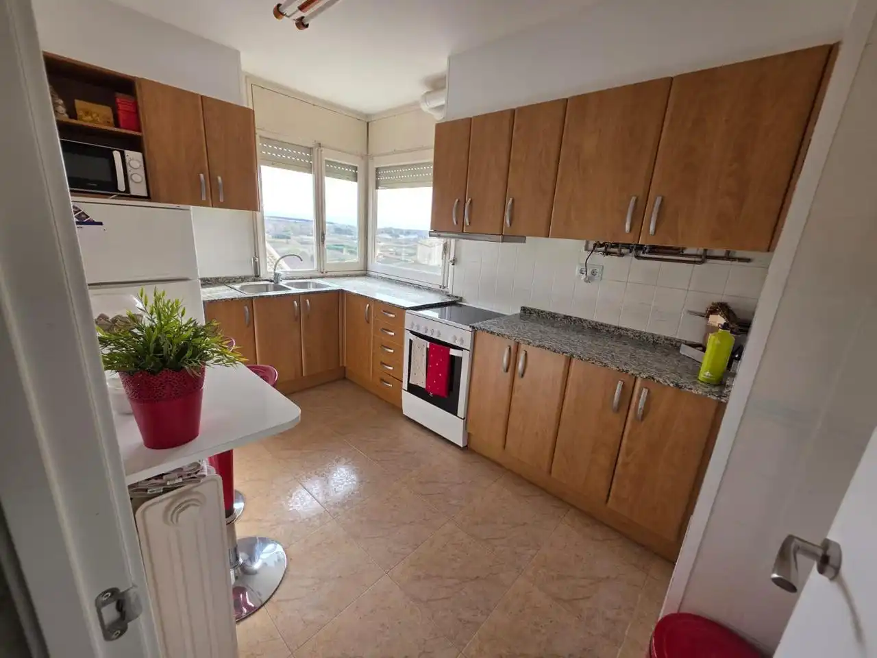 Kitchen of Flat for sale in Alfarràs  with Terrace and Furnished