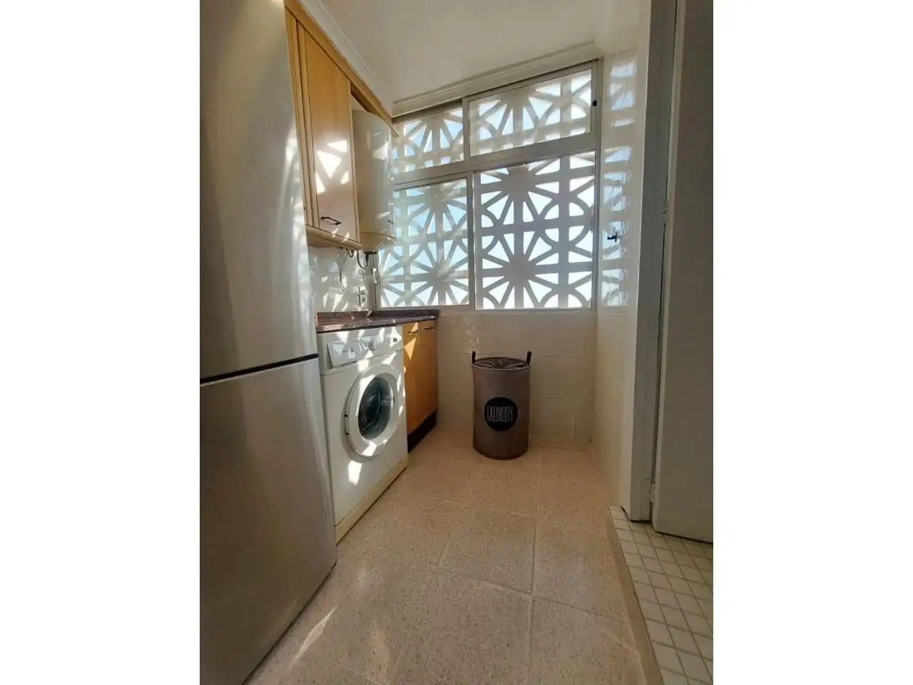 Cocina de Piso de alquiler en Sueca con Aire acondicionado, Terraza y Amueblado