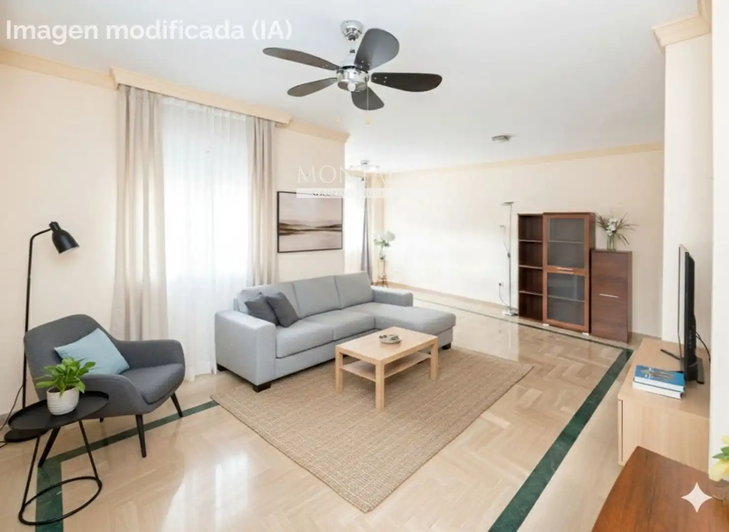 Sala de estar de Casa o chalet en venta en Gójar con Calefacción y Piscina