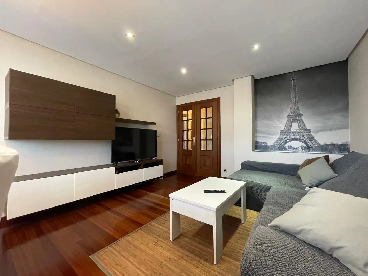 Living room of Flat for sale in Ferrol  with Heating, Storage room and Furnished