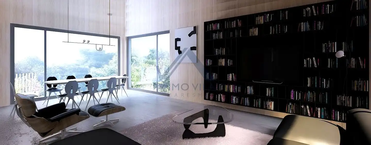 Sala de estar de Casa o chalet en venta en Barcelona con Jardín privado, Terraza y Piscina