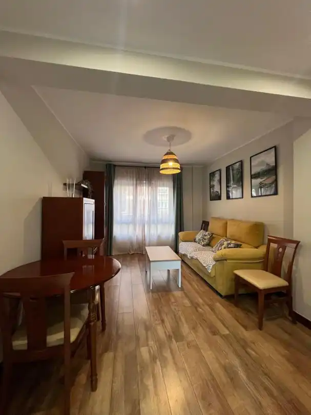 Living room of Flat for rent in Gijón   with Heating and Terrace