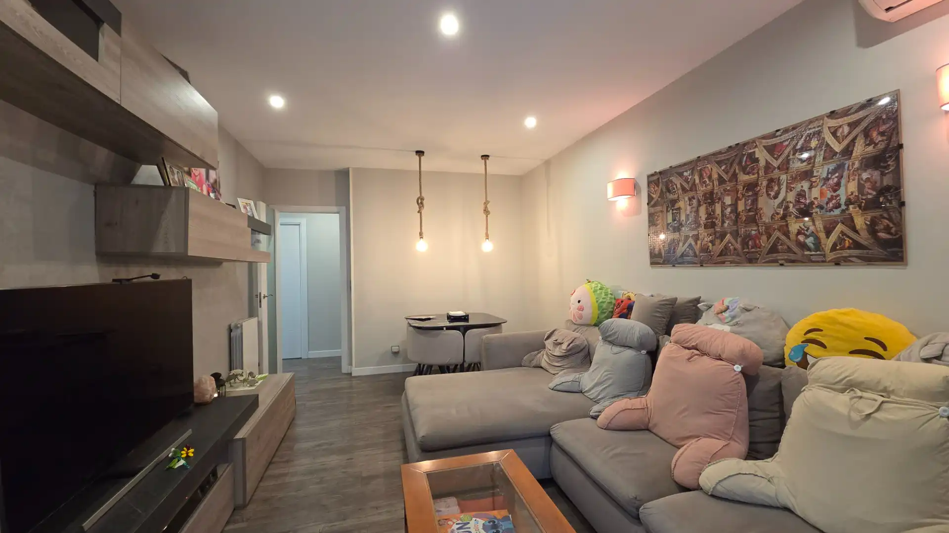 Sala de estar de Piso en venta en Madrid con Aire acondicionado, Calefacción y Parquet