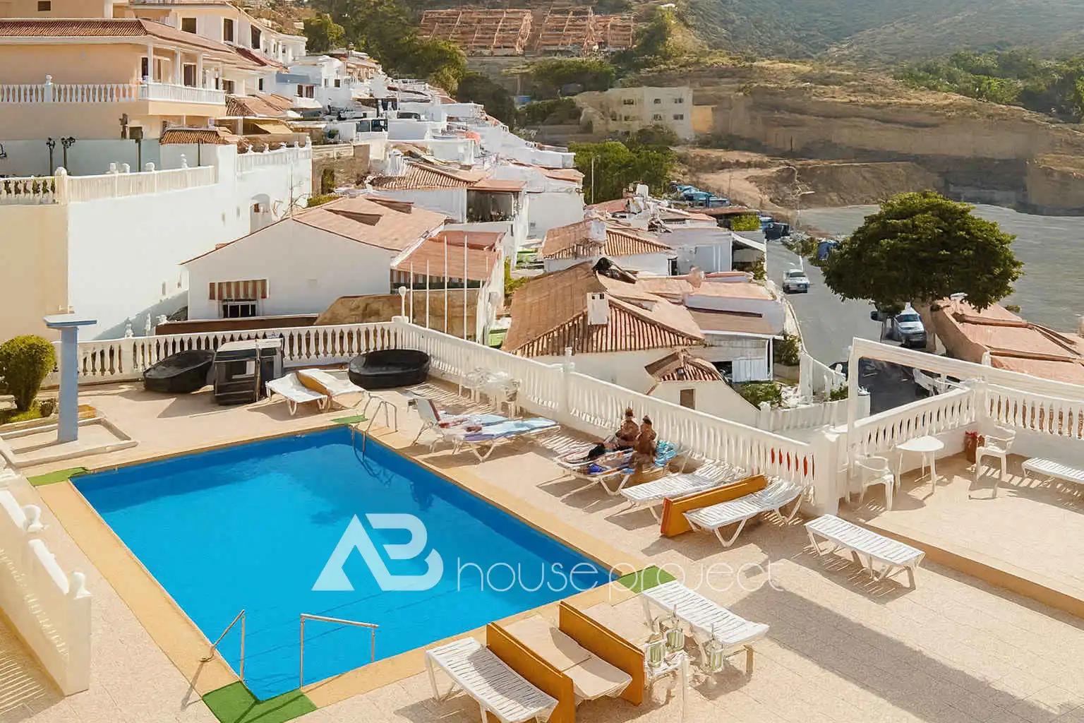 Schwimmbecken von Wohnung zum Verkauf in Adeje mit Terrasse, Möbliert und Gemeinschaftspool